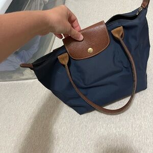 Navy Longchamp Bag